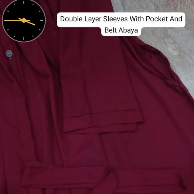 Georgette Abaya with No Stoll