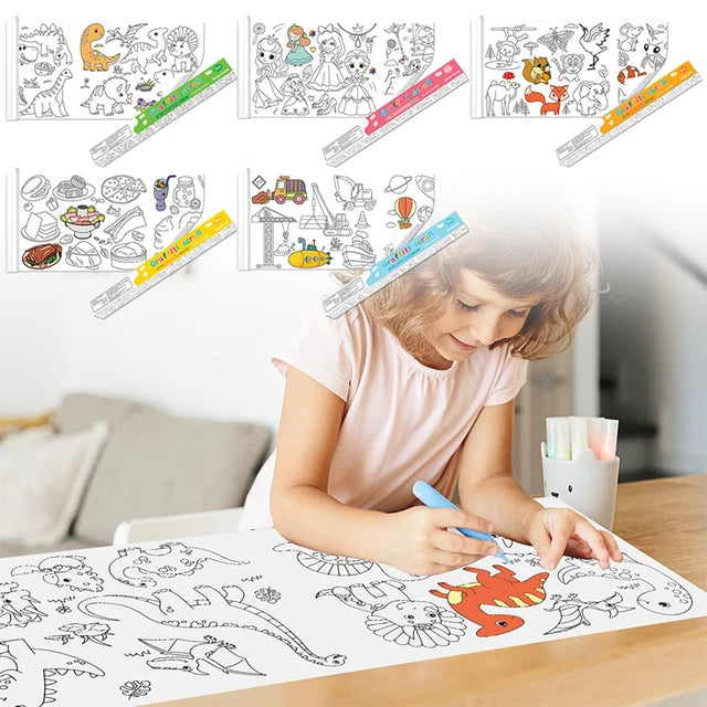 Children Drawing Roll (3 METERS LENGTH)