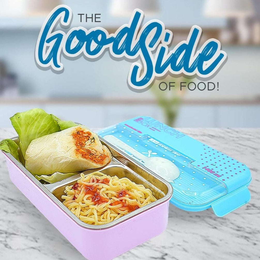 2 Portion Stainless Steel LunchBox