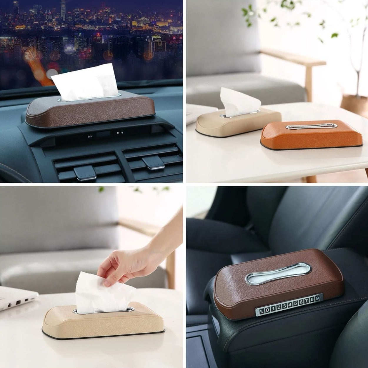 UltraSlim Car Interior Tissue Box