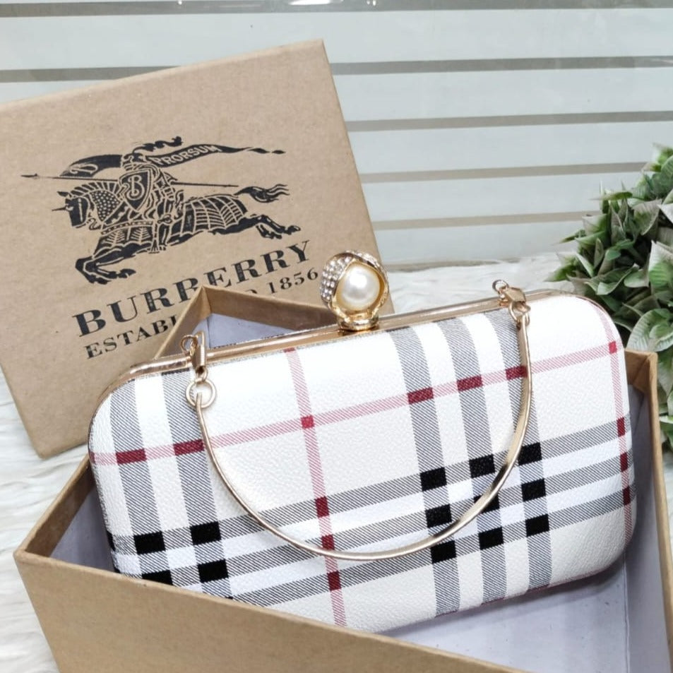Burberry Formal Metal Clutch