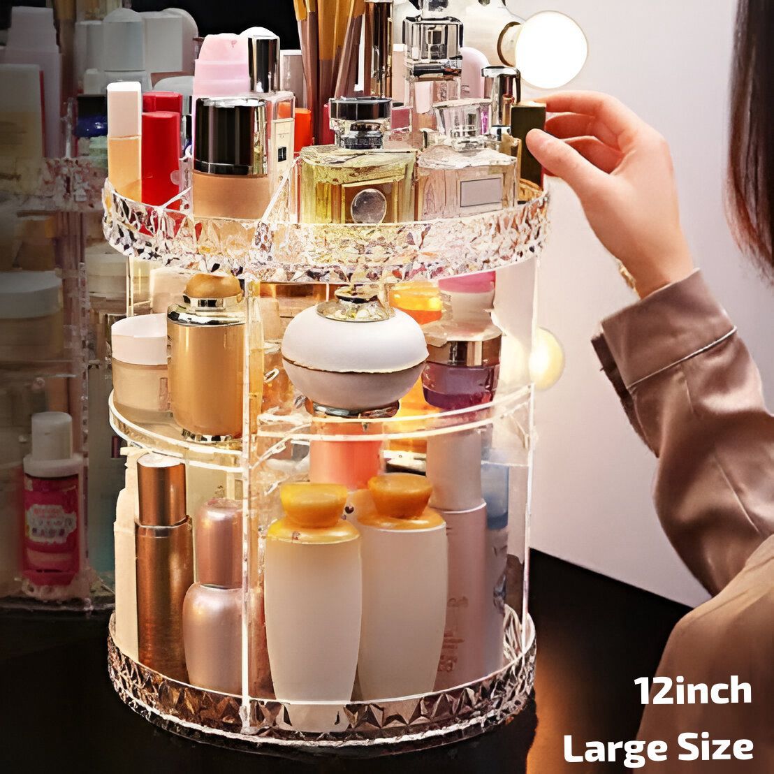 Acrylic Cosmetics Organizer