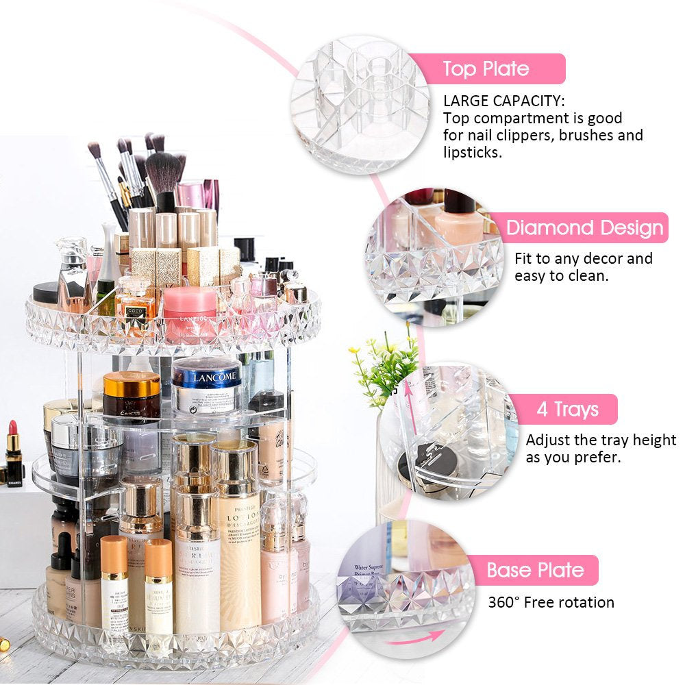 Acrylic Cosmetics Organizer
