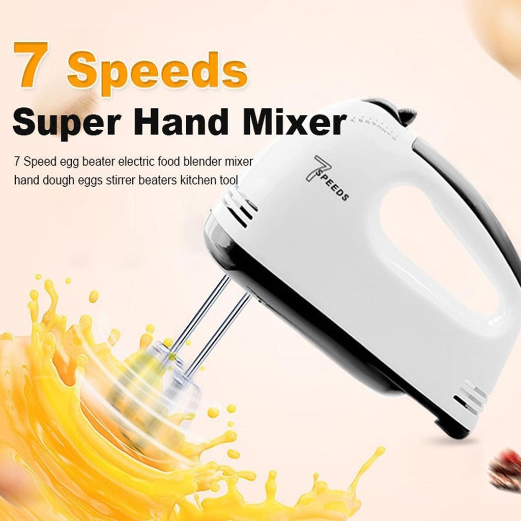 Electric Hand Mix Beater with 7 Speed Modes