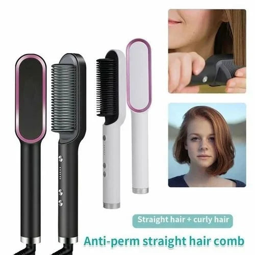 Hair Brush Electric Straightener