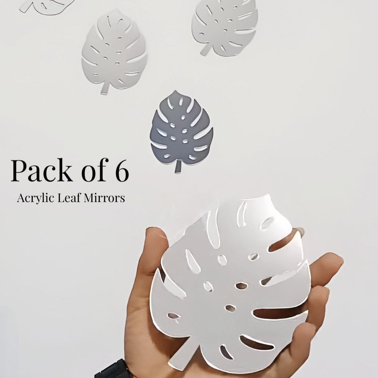 Leaf Shape Acrylic Mirrors