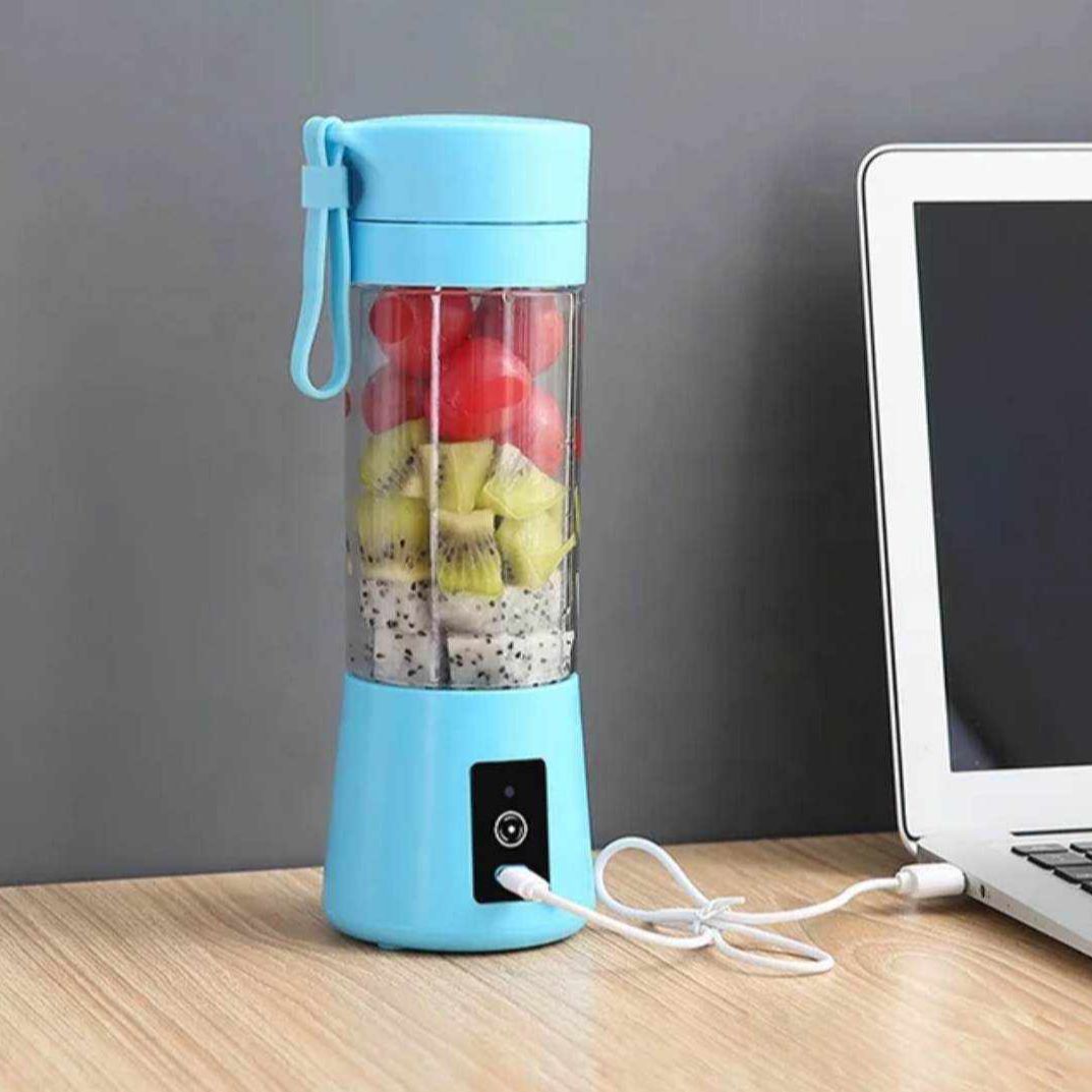 Portable 6-Blade USB Rechargeable Juicer Blender