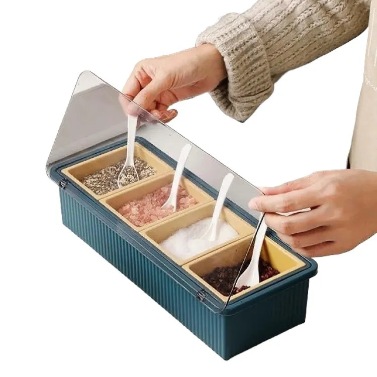 Kitchen Spice Organizer with Spoons