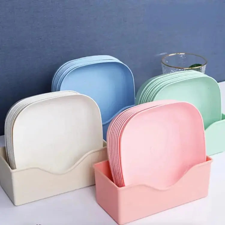 Fancy Plates with Plates Stand
