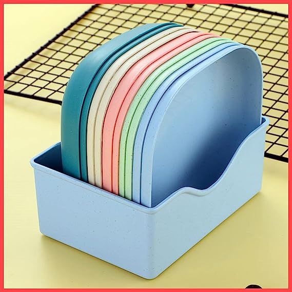 Fancy Plates with Plates Stand