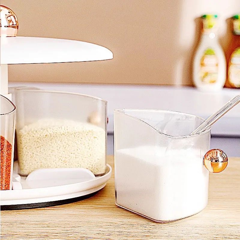 Premium Kitchen Push-Button Masala Jar