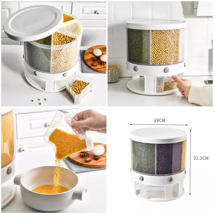 Rotating Rice/Cereal Dispenser