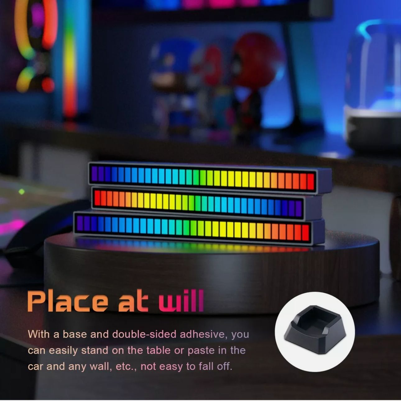 Rechargeable Table Lights - 32RGB Colorful Auto Lights
