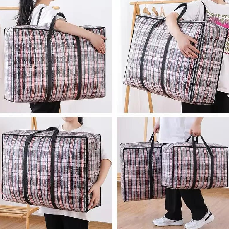 Multifunctional Woven Bag - Luggage Bag - 2 Pcs Set