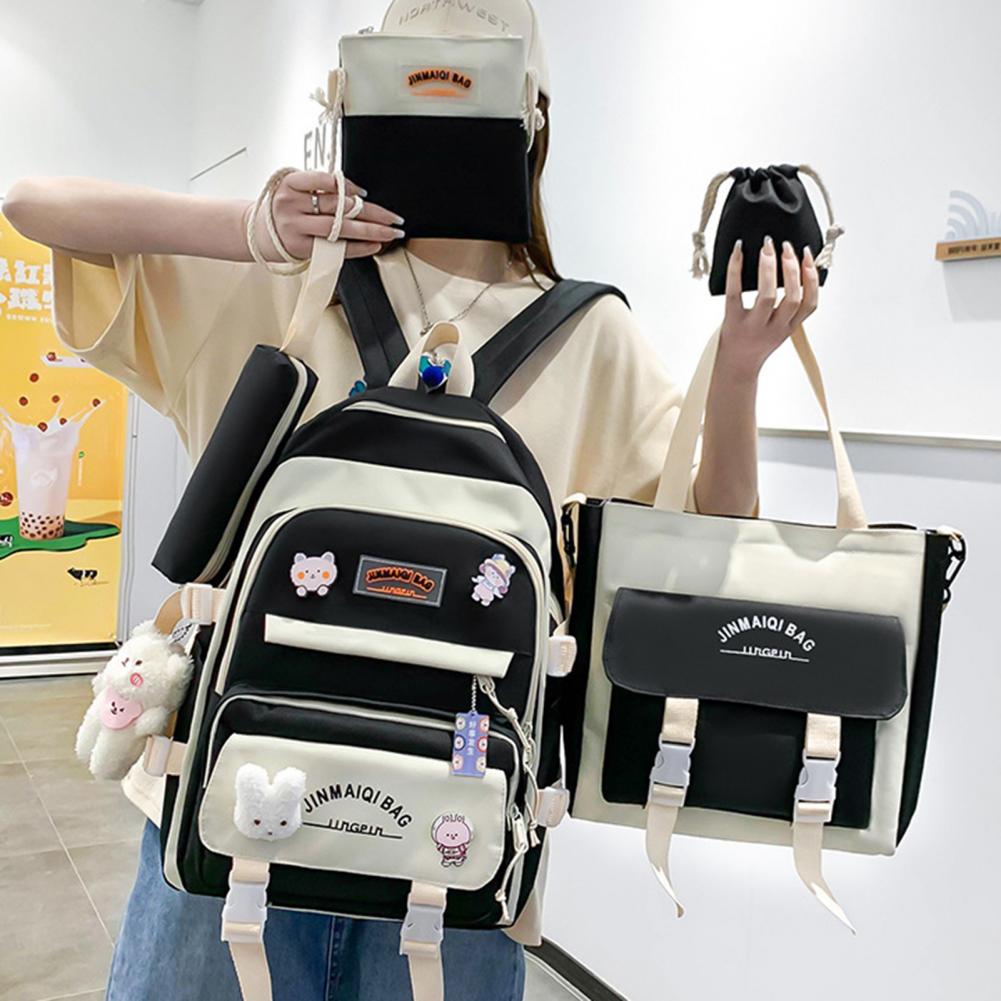 Imported Bag Set 5 Pcs For Girls
