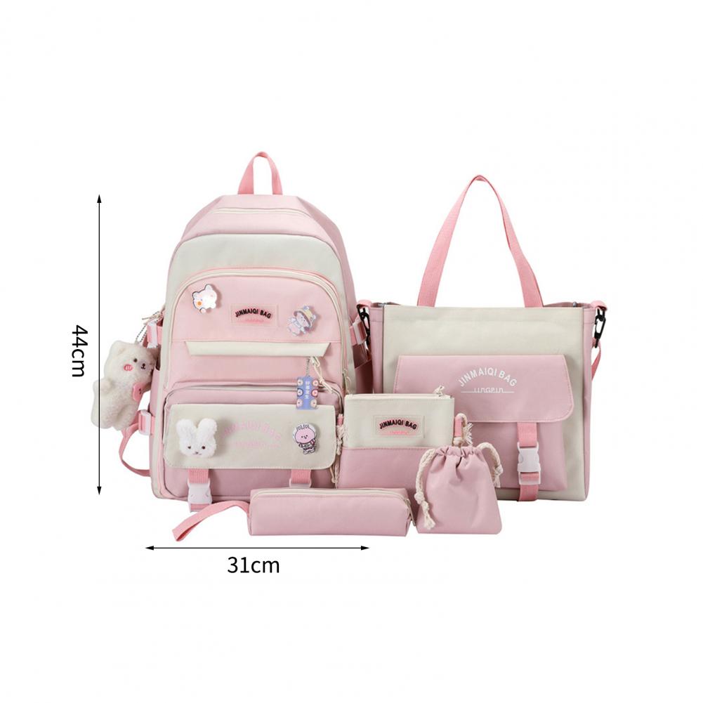 Imported Bag Set 5 Pcs For Girls