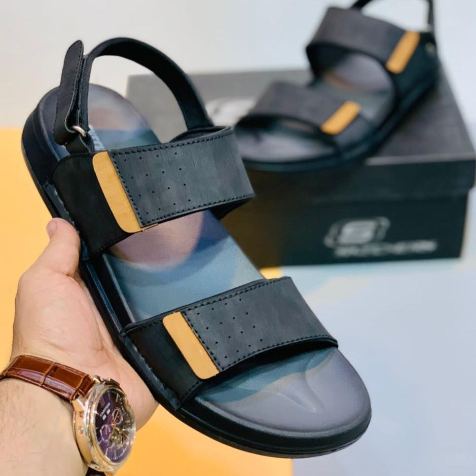Skechers Men Leather Sandals China Material