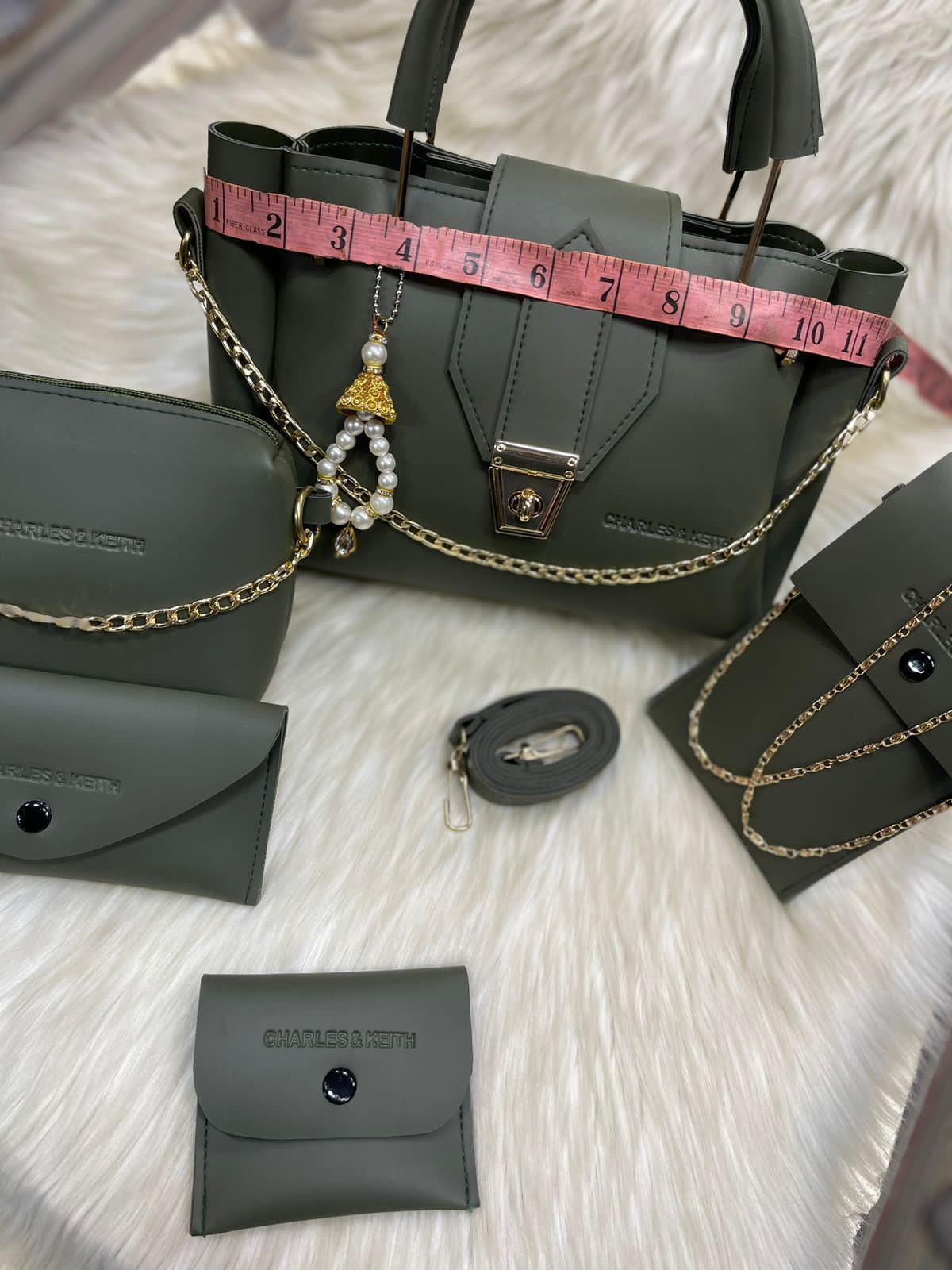 Charles & Keith 5 Pcs Bag Set