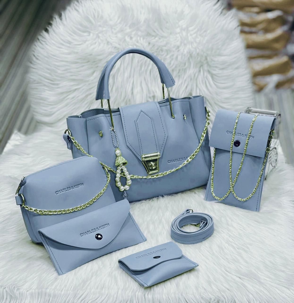Charles & Keith 5 Pcs Bag Set
