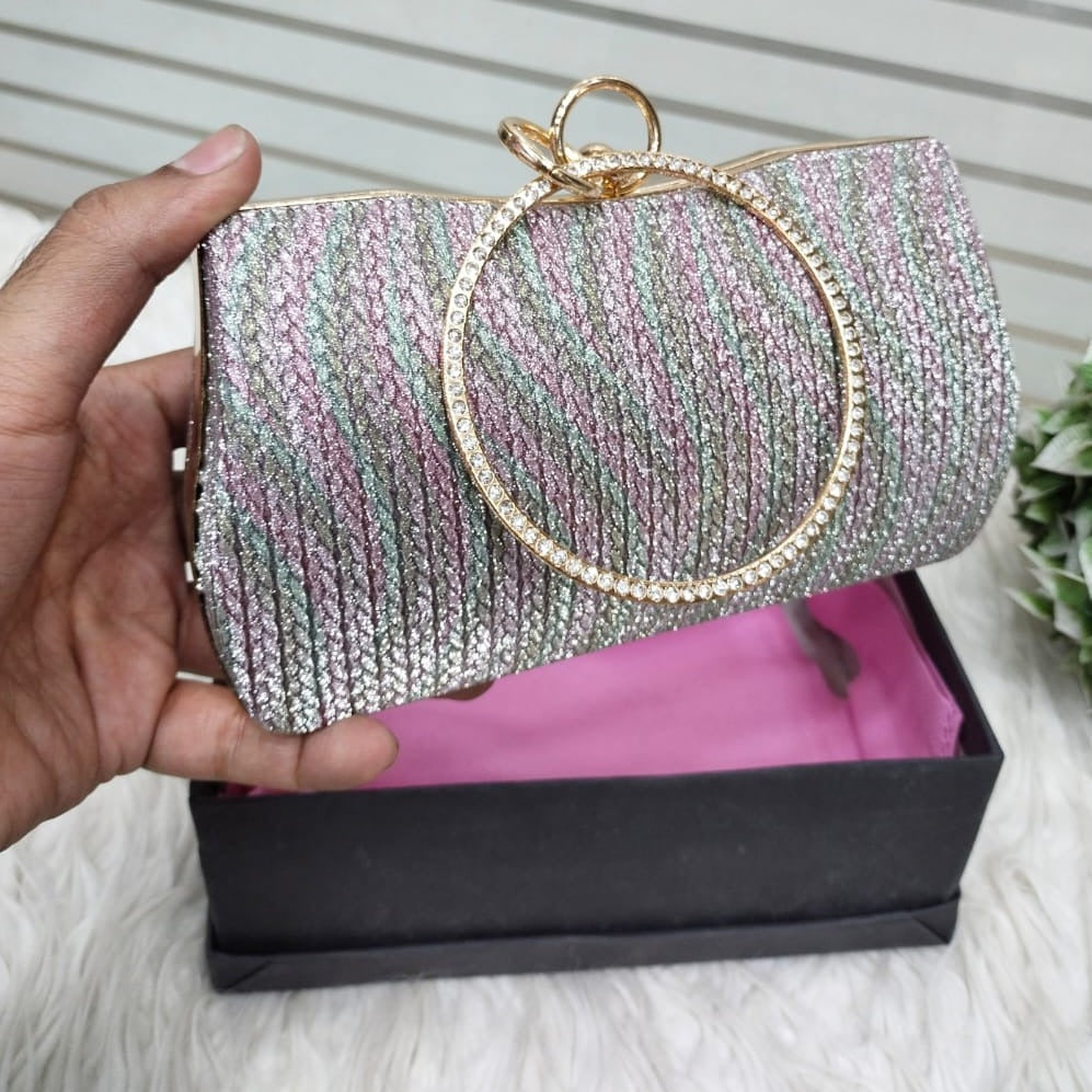 Formal Shimmery Clutch