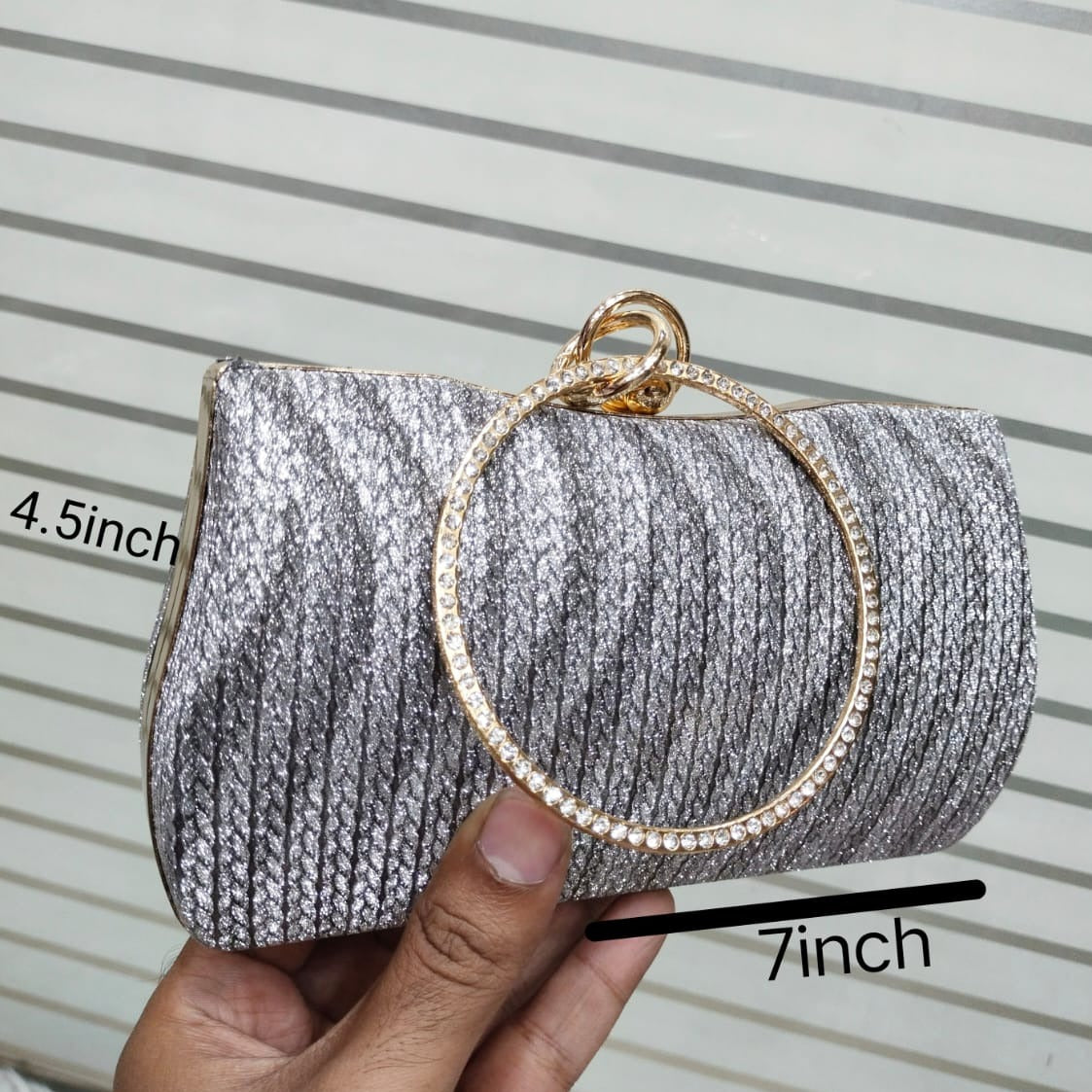 Formal Shimmery Clutch