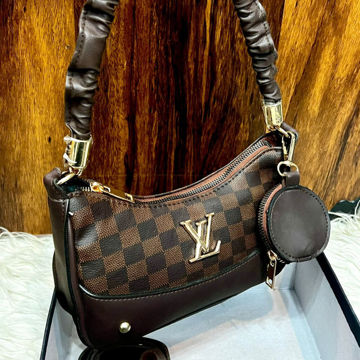 Louis Vuitton Crossbody Bag - with Cute Coin Pouch