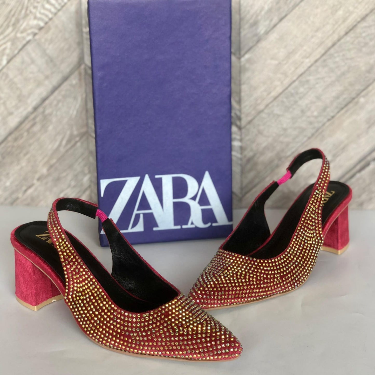 ZARA Shiny Heels