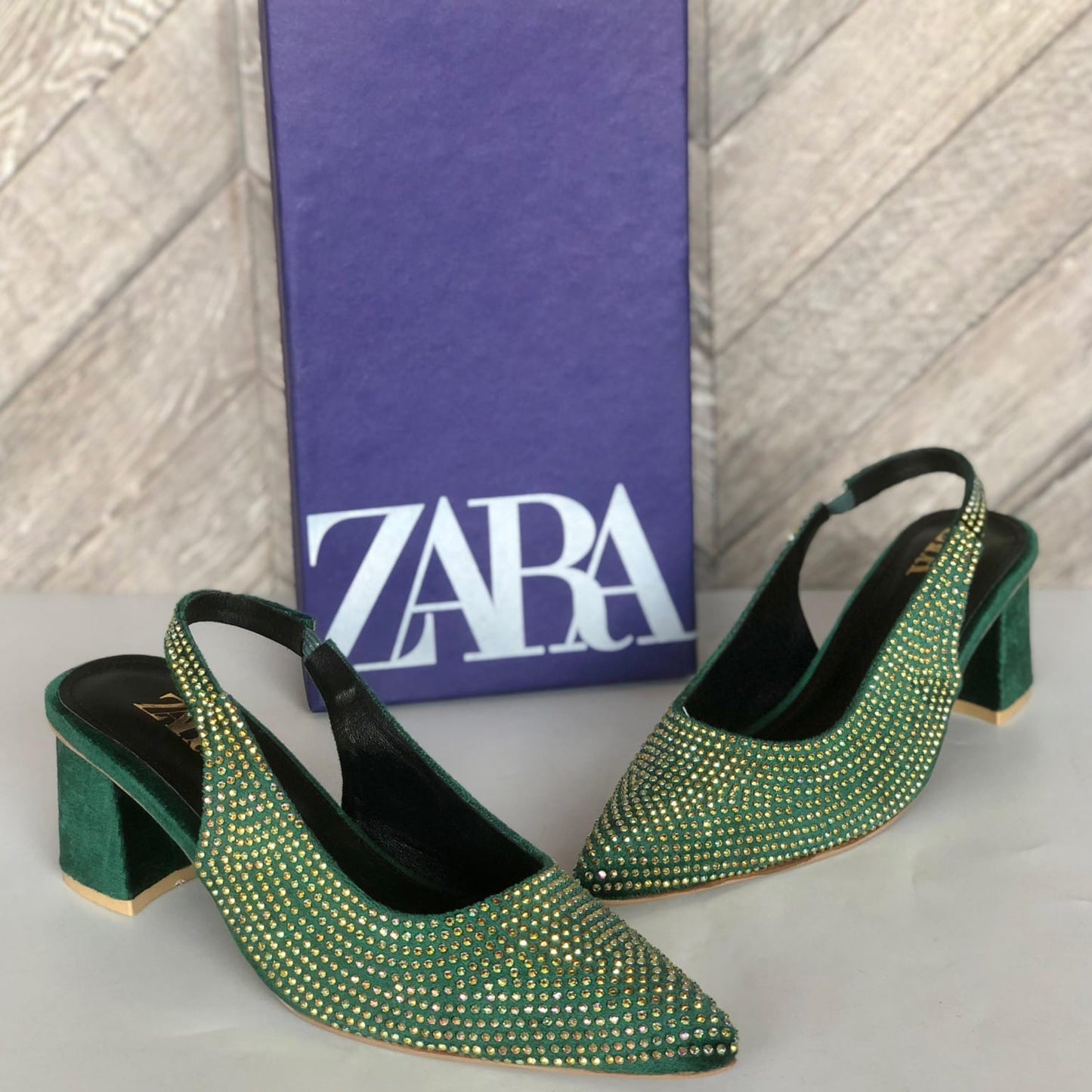 ZARA Shiny Heels