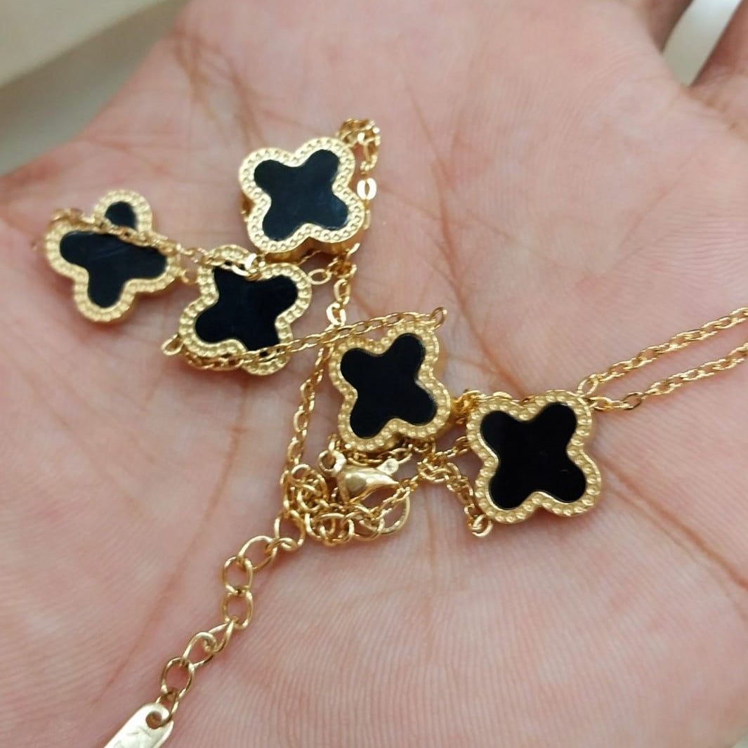 Luxury Branded Clover Design Chain