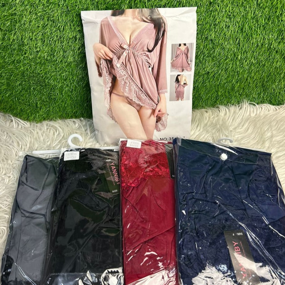 Girls Nighty - Silk Short Frock