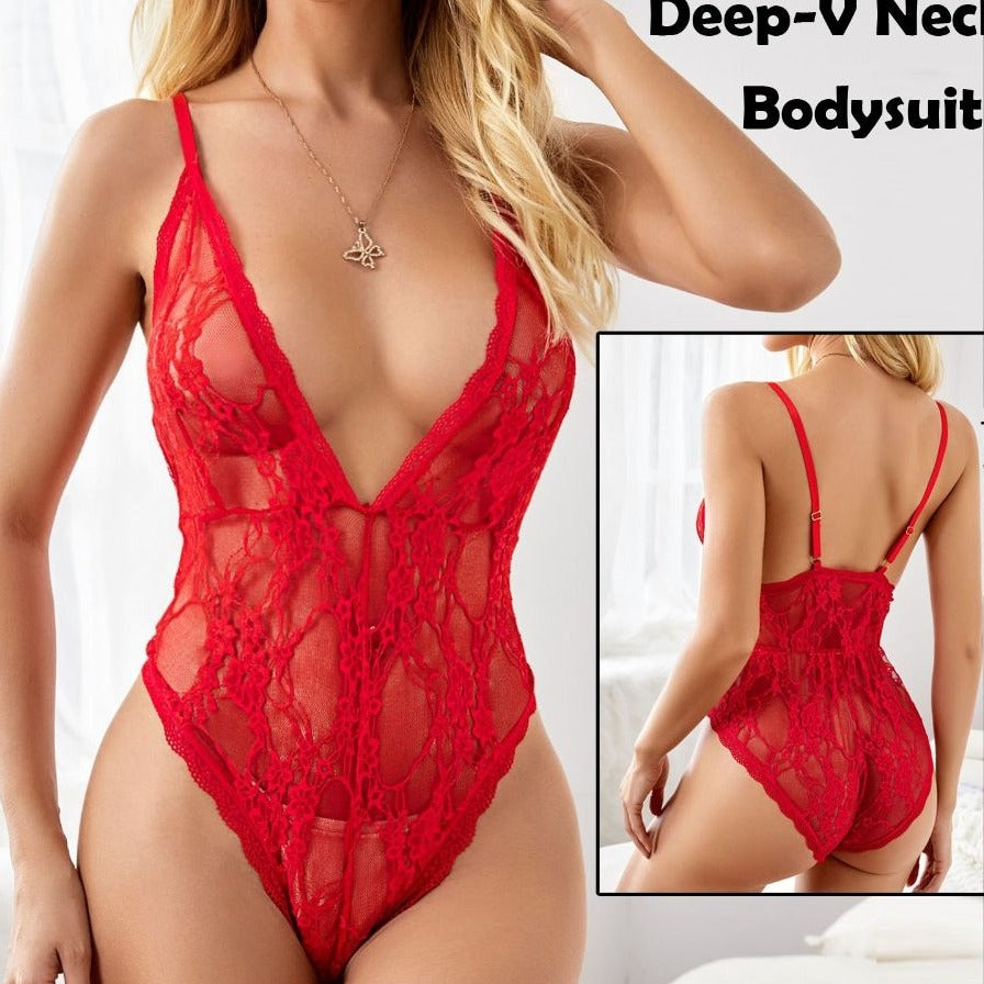 Red Net Lingerie (A-1004)
