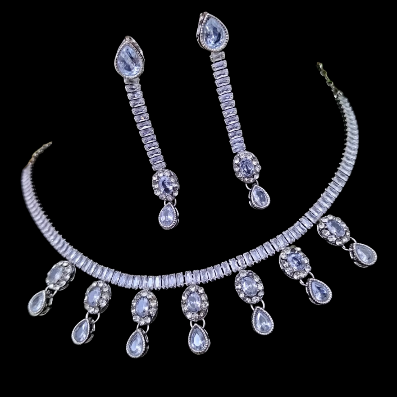 Ladies Indian Zarkon Jewelery Set