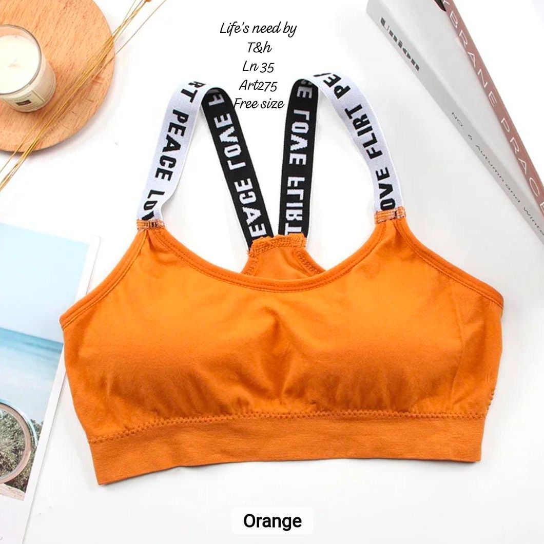 BRANDED SPORTS PADDED BRA