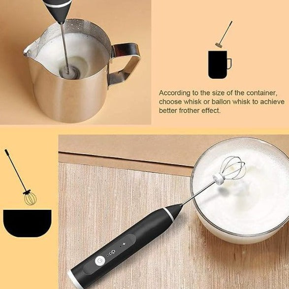 Rechargeable Egg and Coffee Beater - 2in1