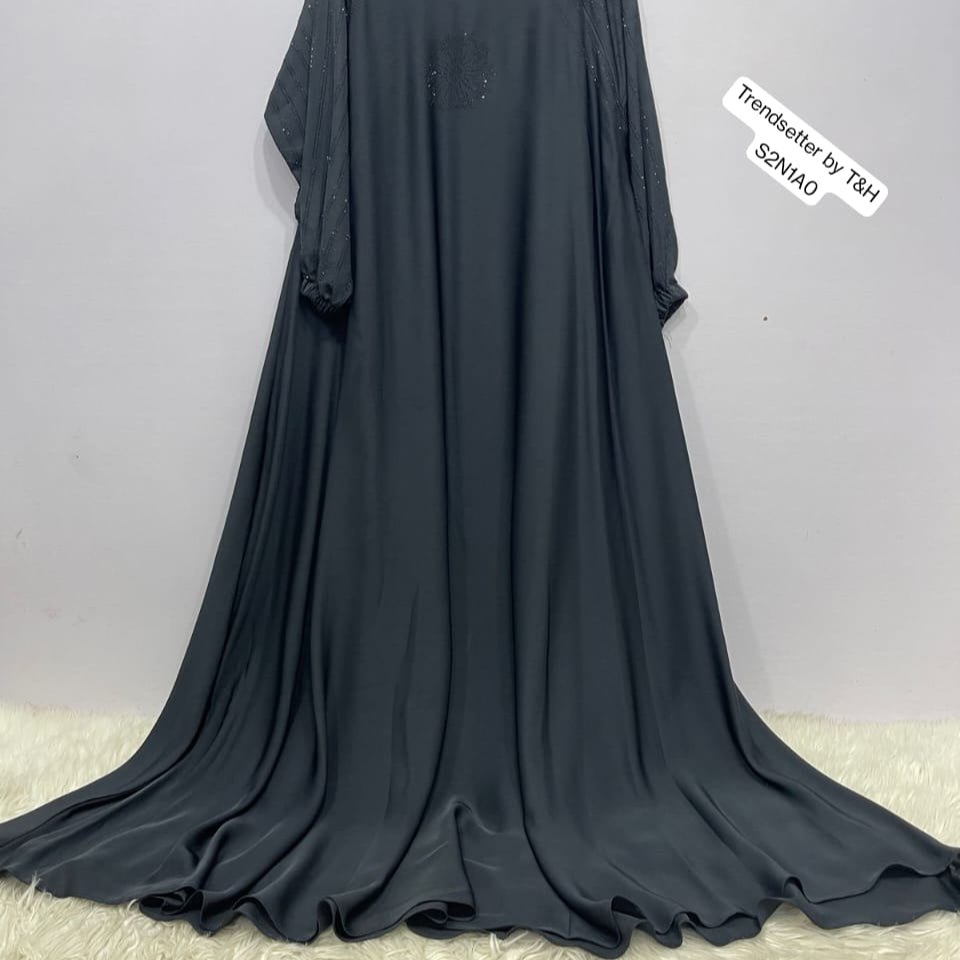 Stone Work Maxi Abaya