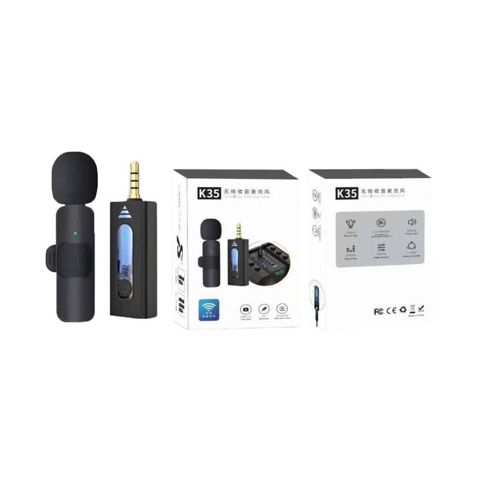 K35 Wireless Rechargeable Collar Microphone