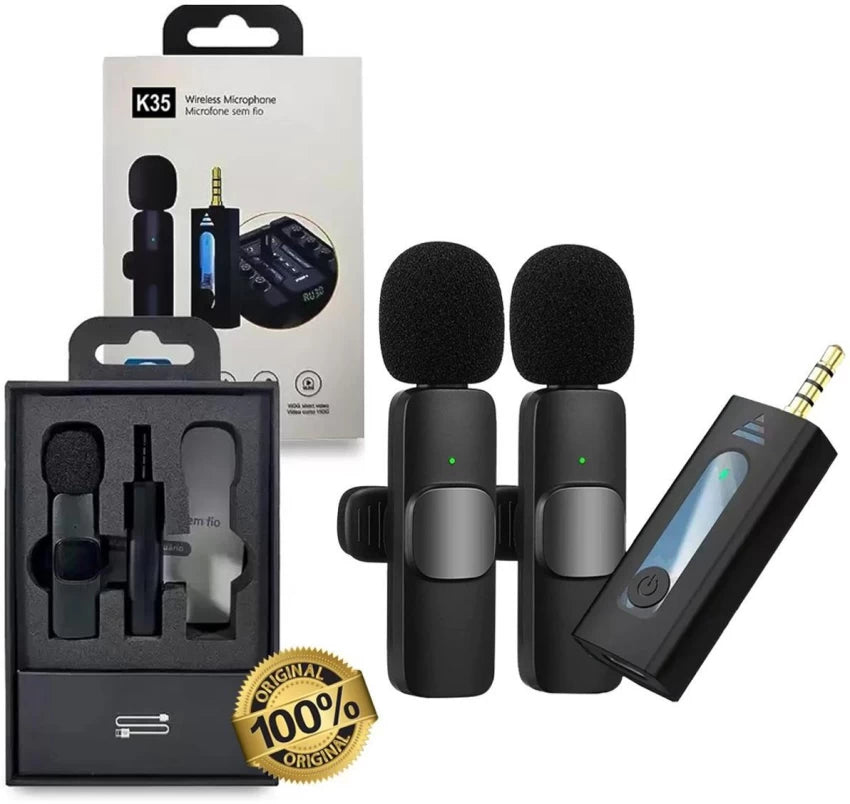 K35 Wireless Rechargeable Collar Microphone