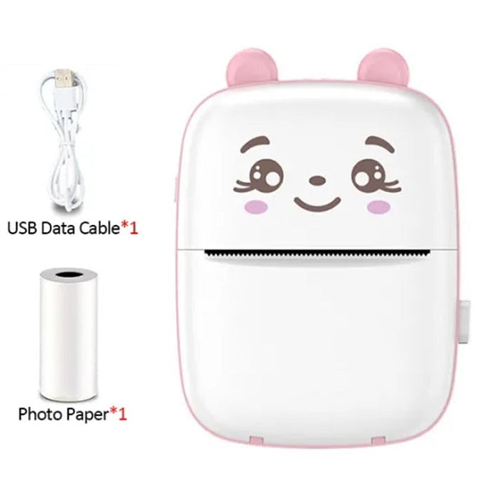 Wireless/Paperless Rechargeable Portable Mini Printer