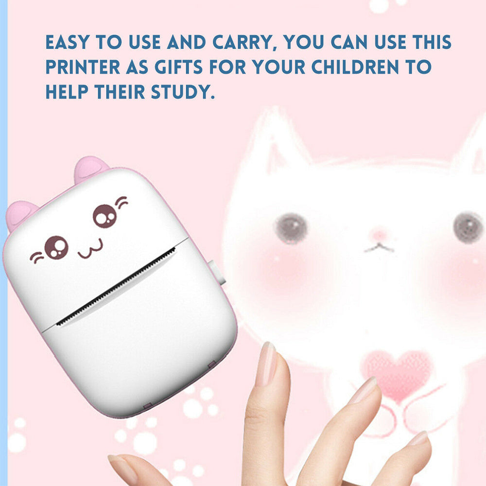 Wireless/Paperless Rechargeable Portable Mini Printer