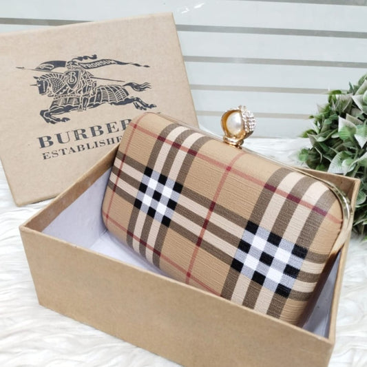 Burberry Formal Metal Clutch