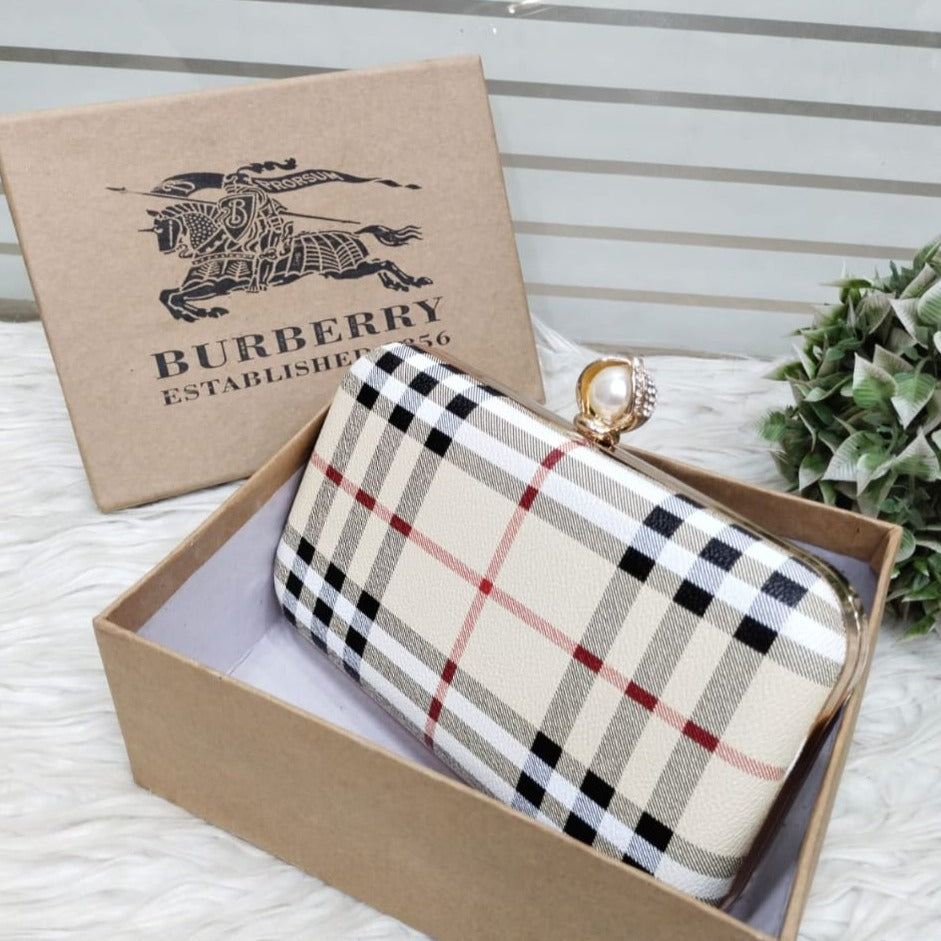 Burberry Formal Metal Clutch