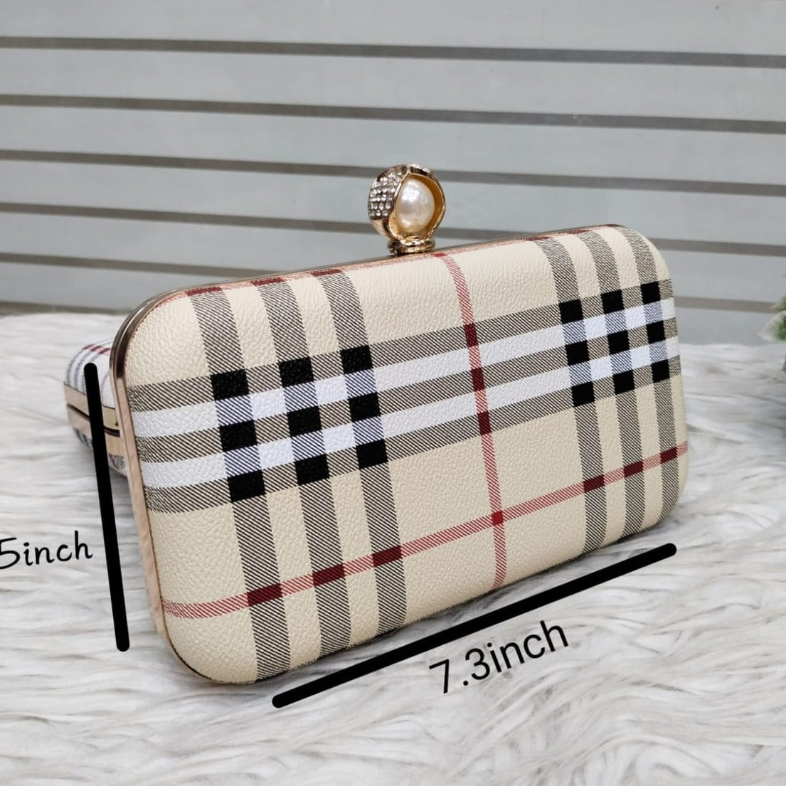 Burberry Formal Metal Clutch