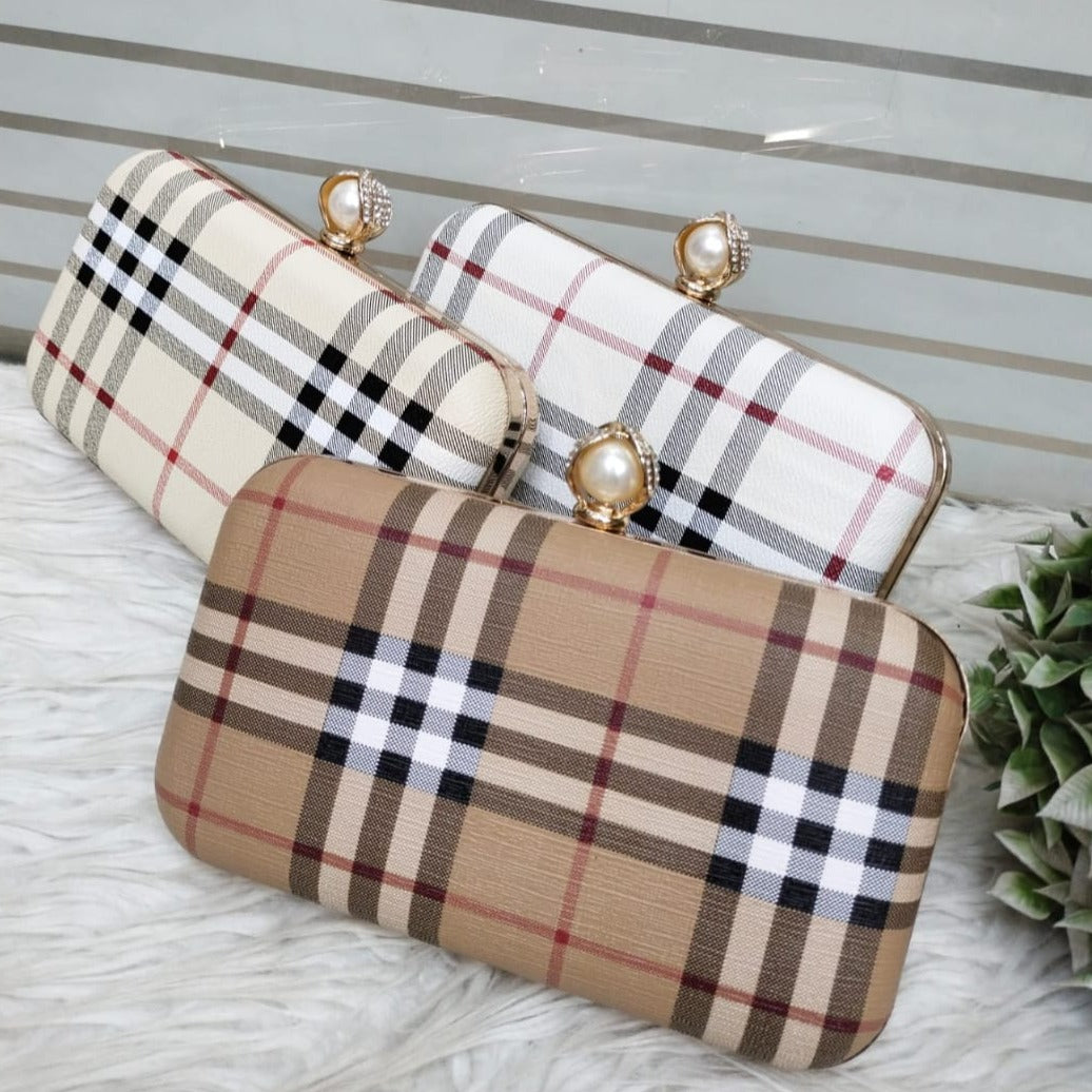 Burberry Formal Metal Clutch
