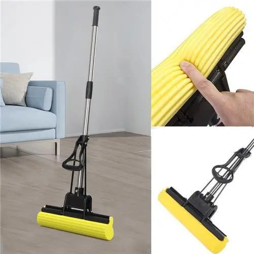 Auto Water Absorb and Squeezing Foamic Mop