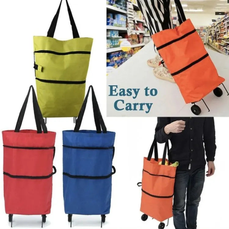 Foldable Trolley Shopping Bag