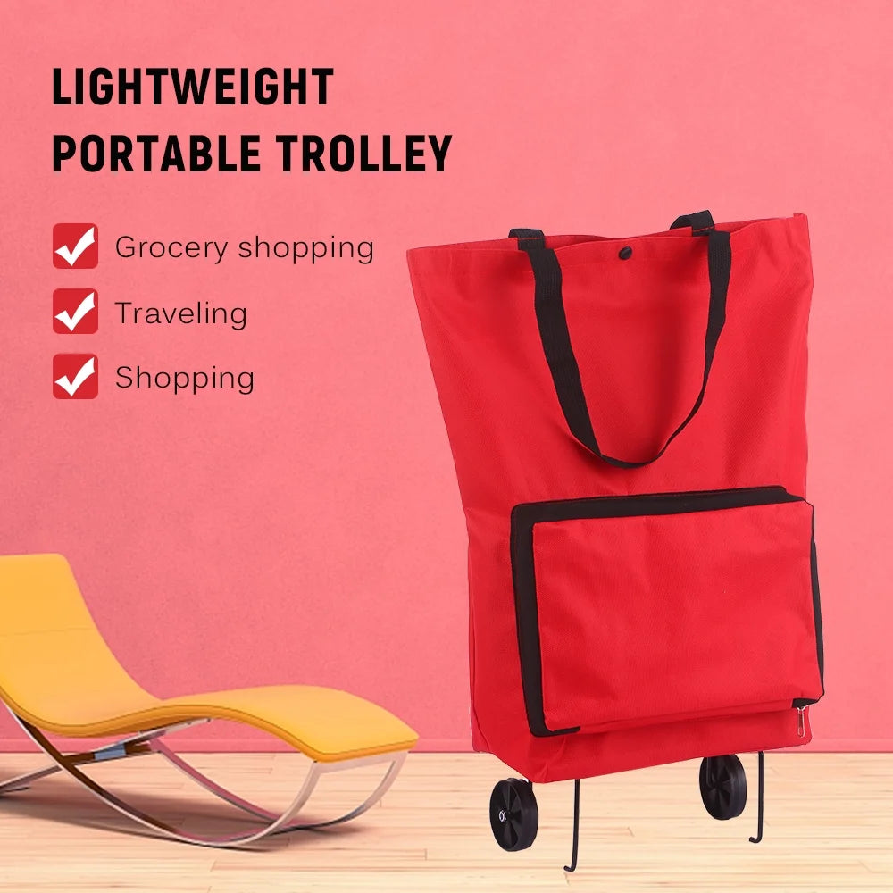 Foldable Trolley Shopping Bag