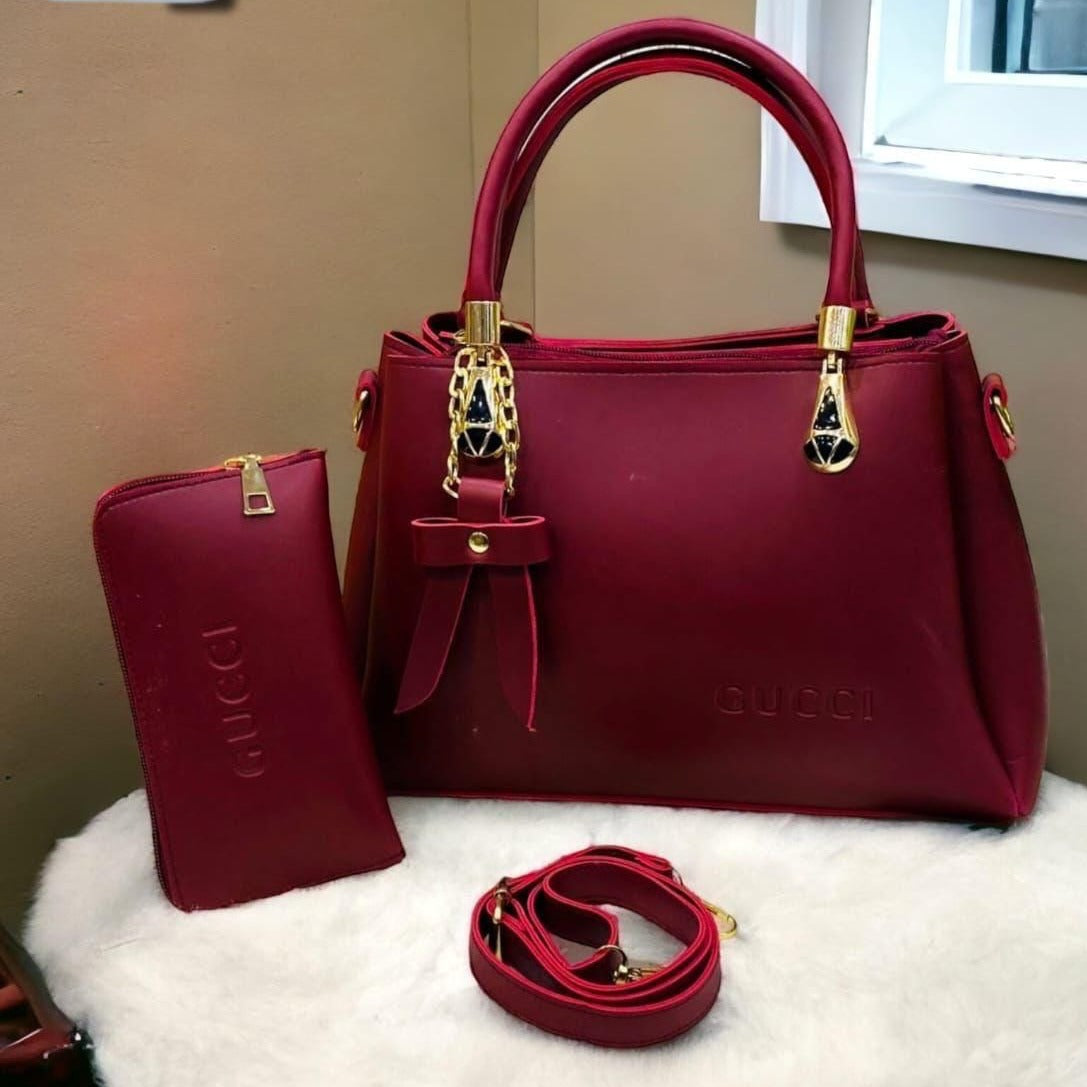 Gucci 2 pcs Stylish Shoulder Bag with Long Strap