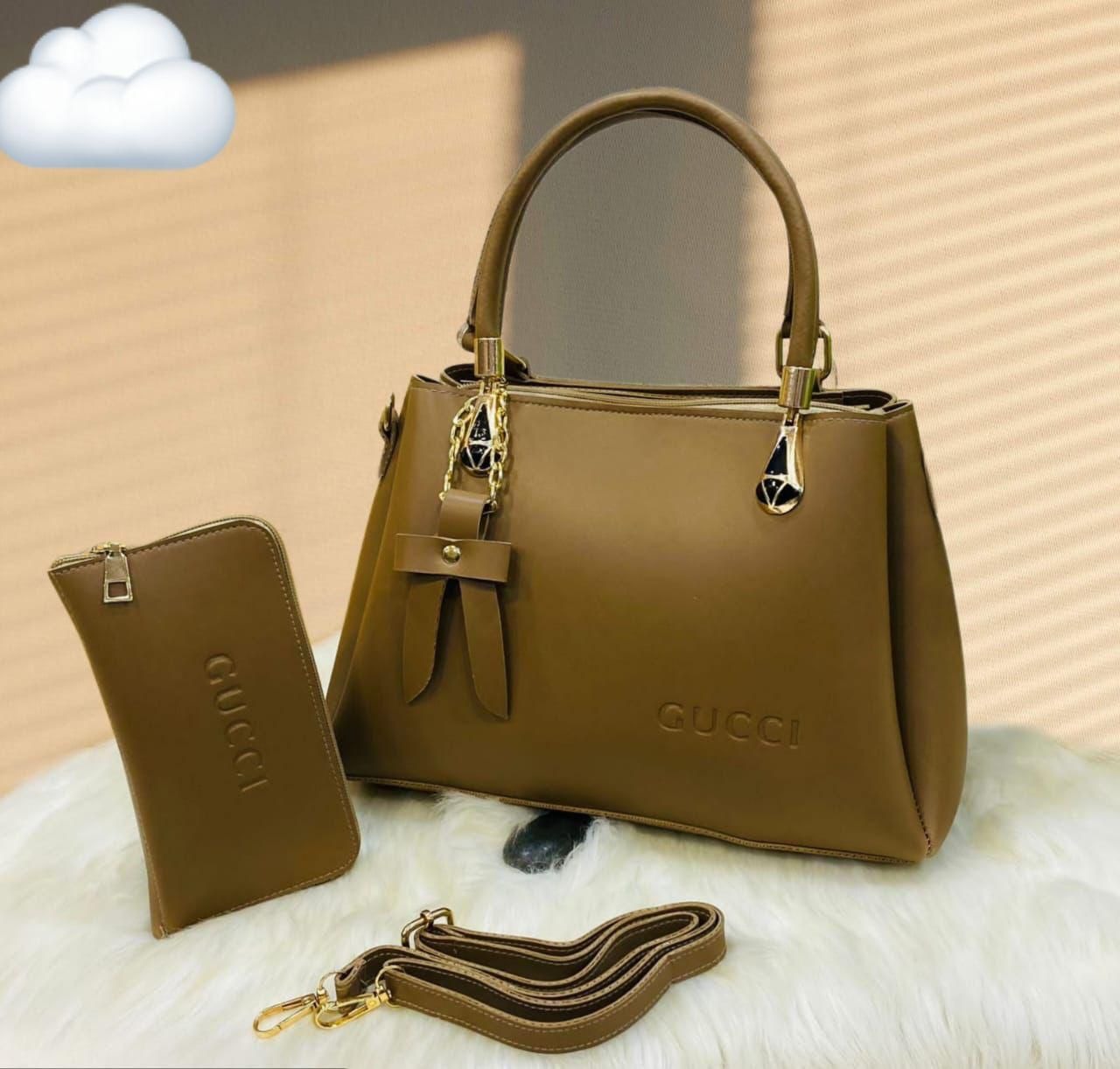 Gucci 2 pcs Stylish Shoulder Bag with Long Strap