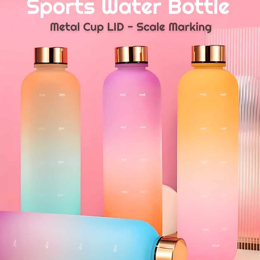 Sports Plastic Water Bottle