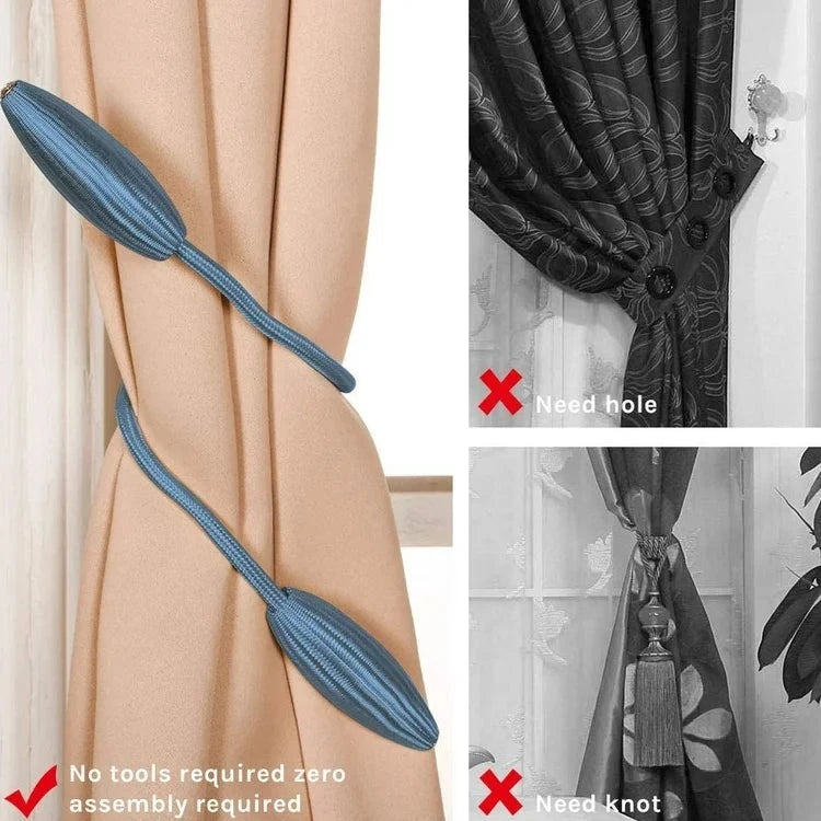 Curtain TieBack Metal Material Rope